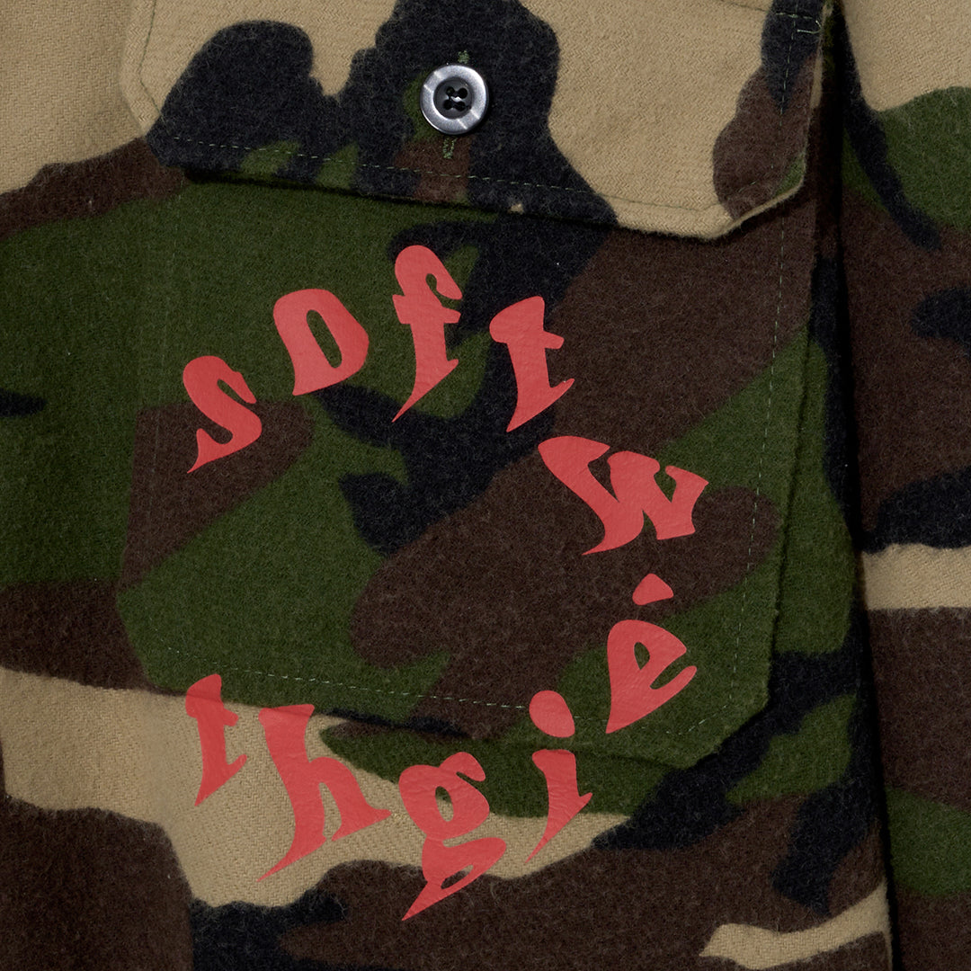 Flannel Shirt (Woodland Camo)