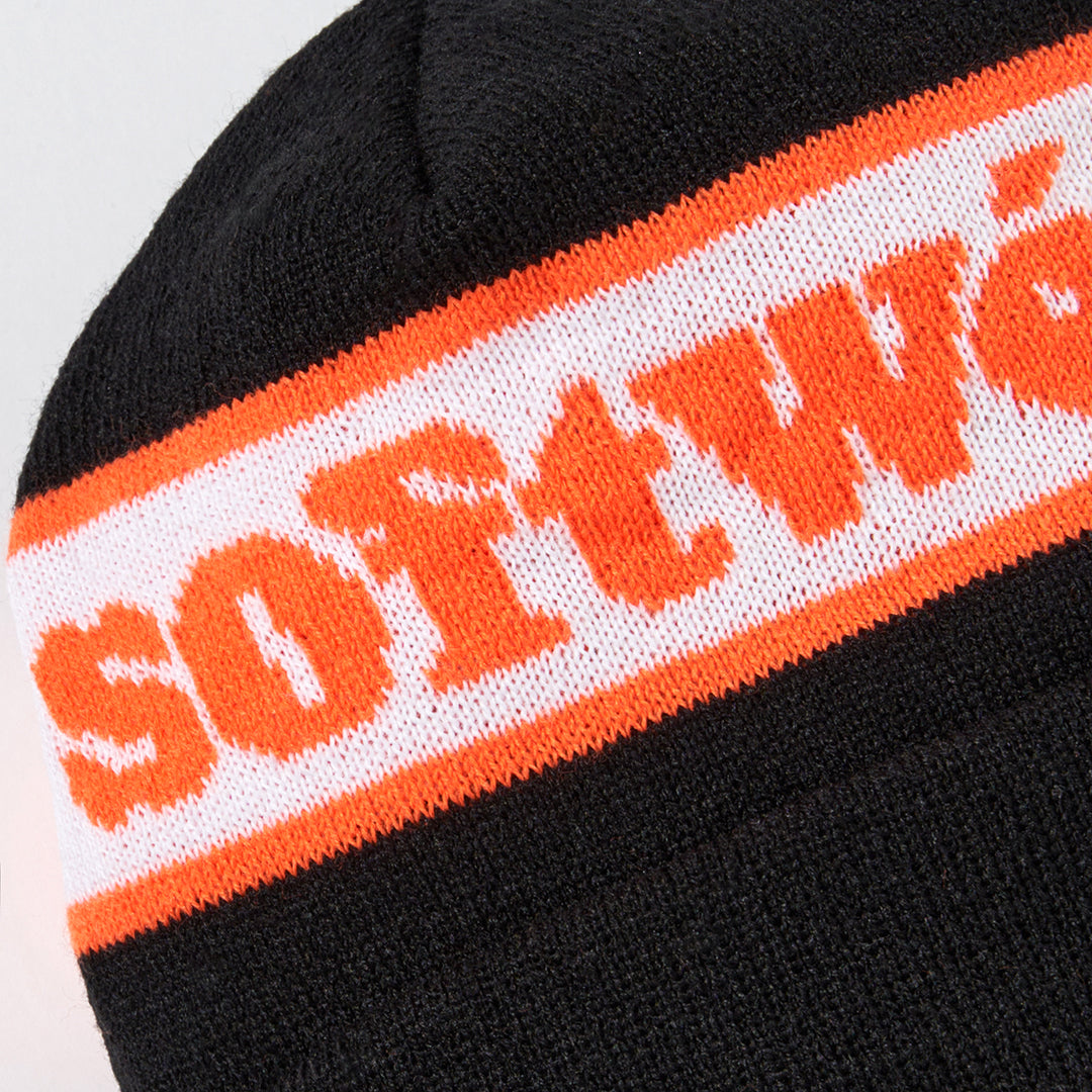 softwéight Jacquard Cuff Beanie (Black)