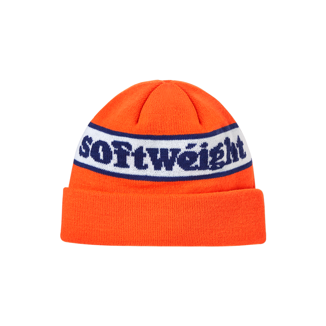 softwéight Jacquard Cuff Beanie (Orange)