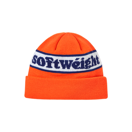 softwéight Jacquard Cuff Beanie (Orange)